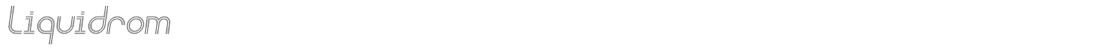 Liquidrom font preview