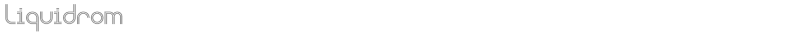 Liquidrom font preview
