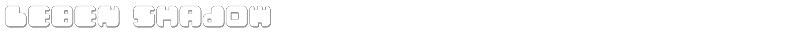 Leben font preview