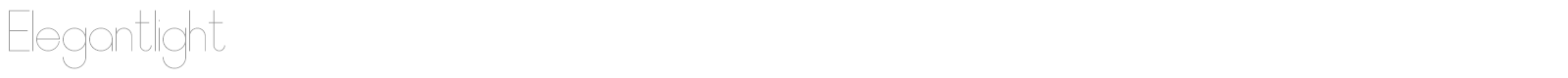 Elegant Light font preview
