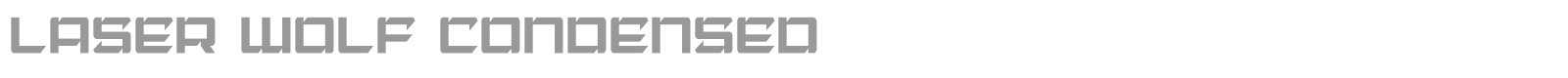 Laser Wolf font preview
