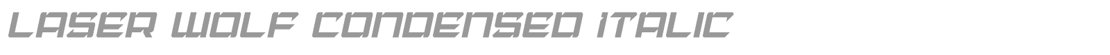 Laser Wolf font preview