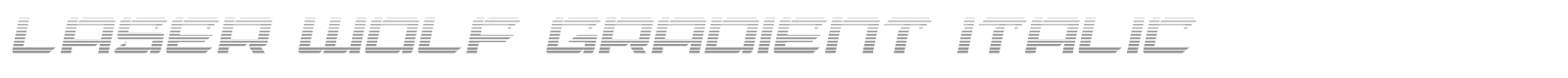 Laser Wolf font preview
