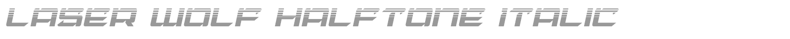 Laser Wolf font preview