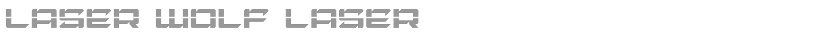 Laser Wolf font preview