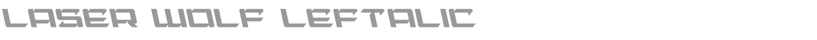 Laser Wolf font preview