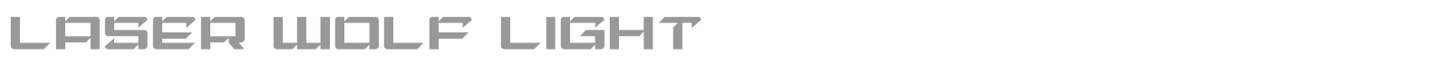 Laser Wolf font preview