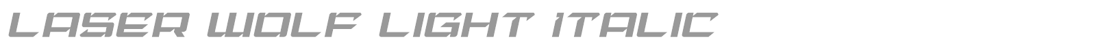 Laser Wolf font preview