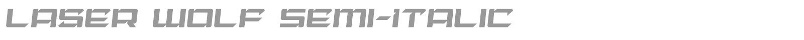 Laser Wolf font preview