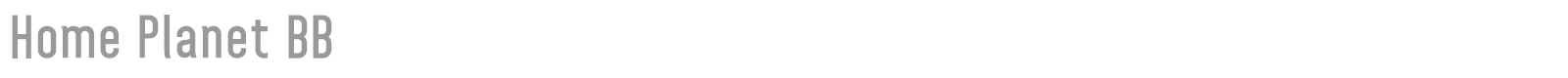 Home Planet font preview