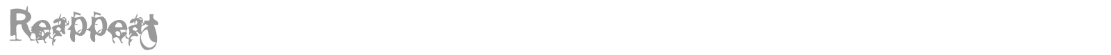Reappeat font preview