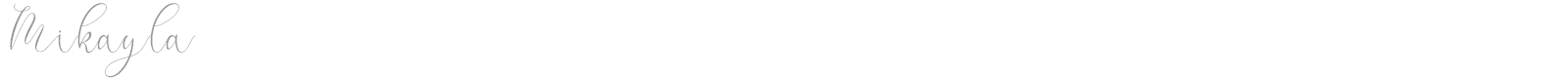 Mikayla font preview