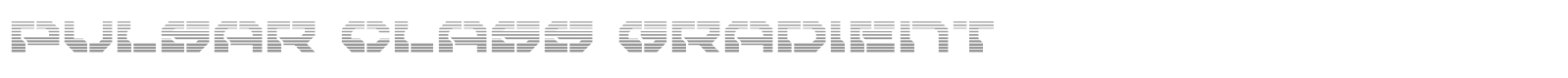 Pulsar Class font preview