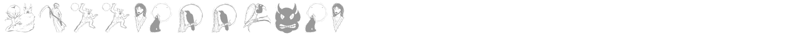 Halloween Two font preview