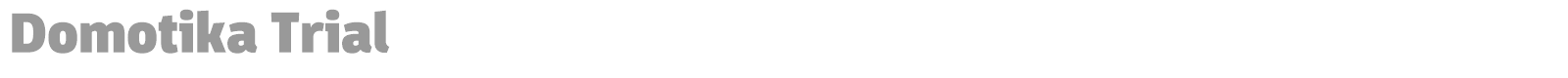 Domotika font preview