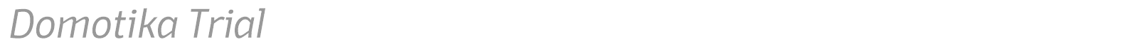 Domotika font preview
