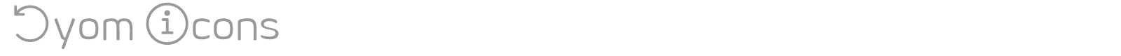 Byom Icons font preview