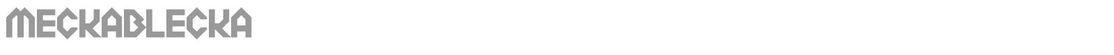 Meckablecka font preview