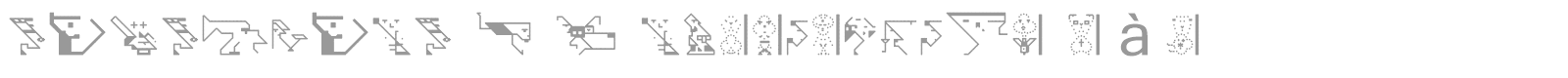 Testament C / Neuroticons font preview