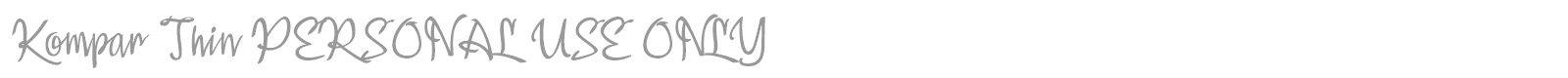 Kompar font preview