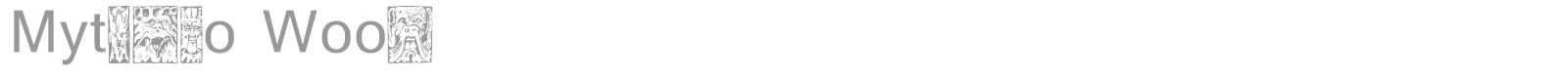 Mythago font preview