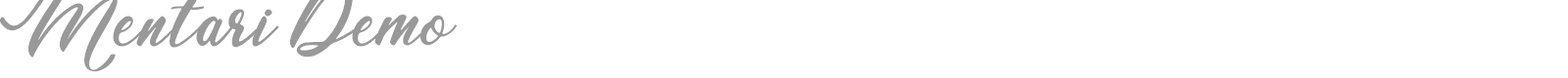 Mentari font preview