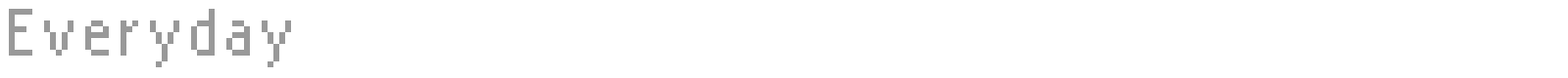 Everyday font preview