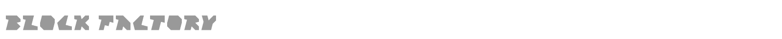 Block Factory font preview