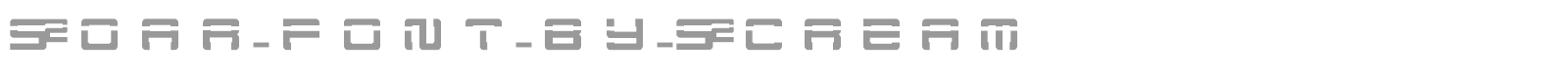 SoaR font preview