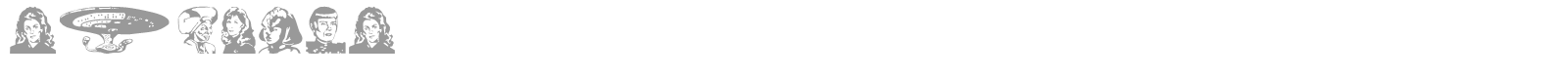TNG Cast font preview