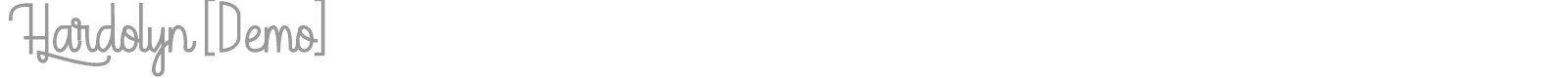 Hardolyn font preview