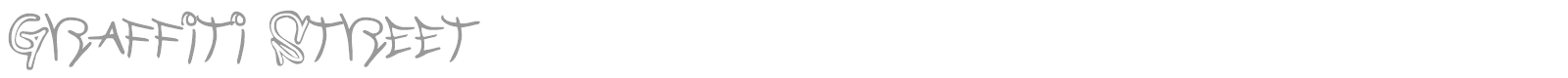 Graffiti Street font preview