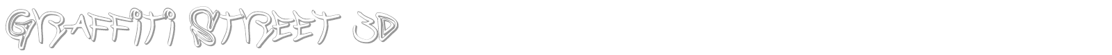 Graffiti Street font preview
