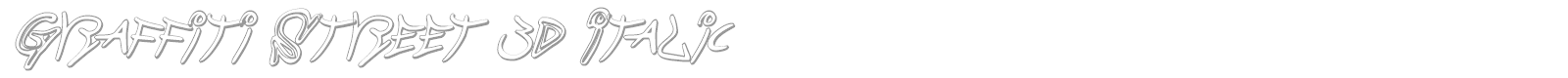 Graffiti Street font preview