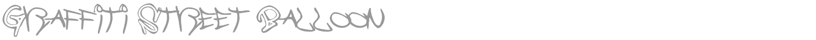 Graffiti Street font preview