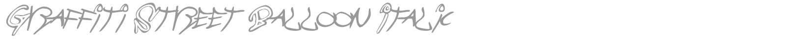 Graffiti Street font preview