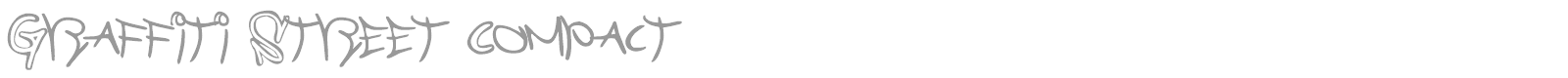Graffiti Street font preview