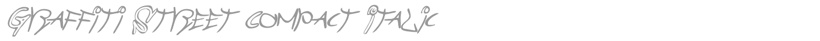 Graffiti Street font preview
