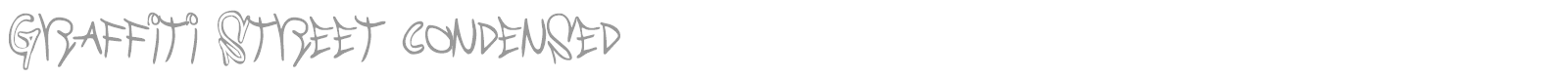 Graffiti Street font preview