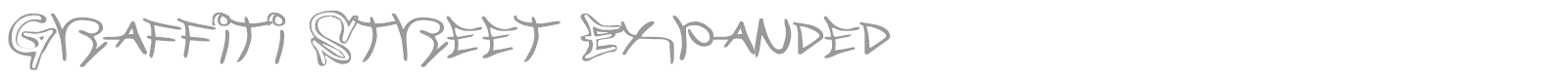 Graffiti Street font preview