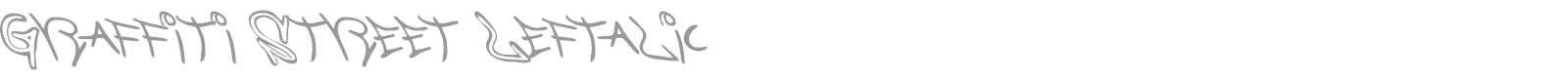 Graffiti Street font preview