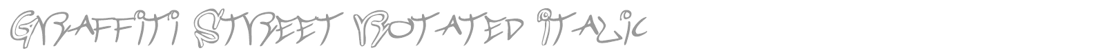 Graffiti Street font preview