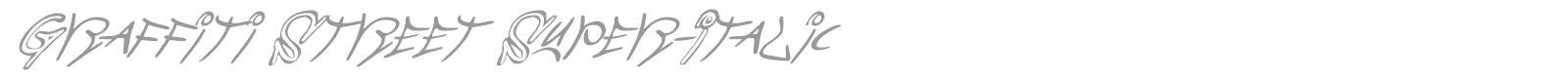 Graffiti Street font preview
