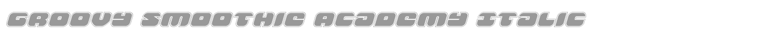 Groovy Smoothie font preview