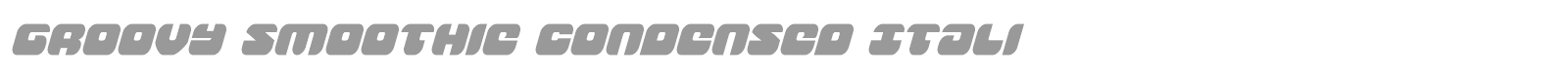 Groovy Smoothie font preview