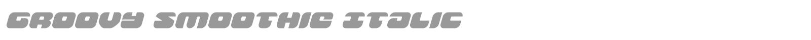 Groovy Smoothie font preview