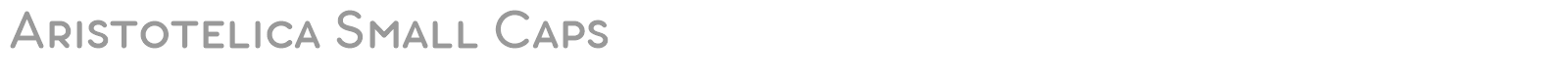 Aristotelica font preview