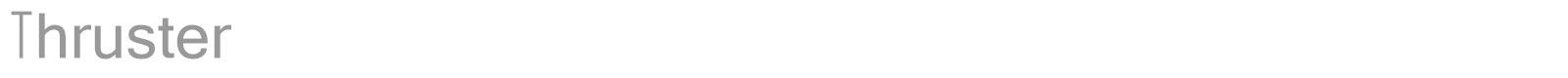 Thruster font preview