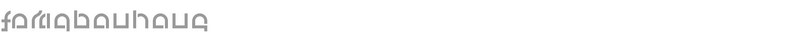 Fertig Bau Haus font preview