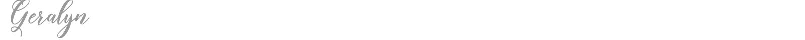 Geralyn font preview